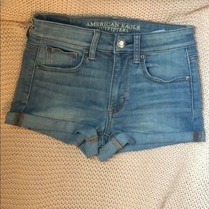 American Eagle Hi-Rise Shorties